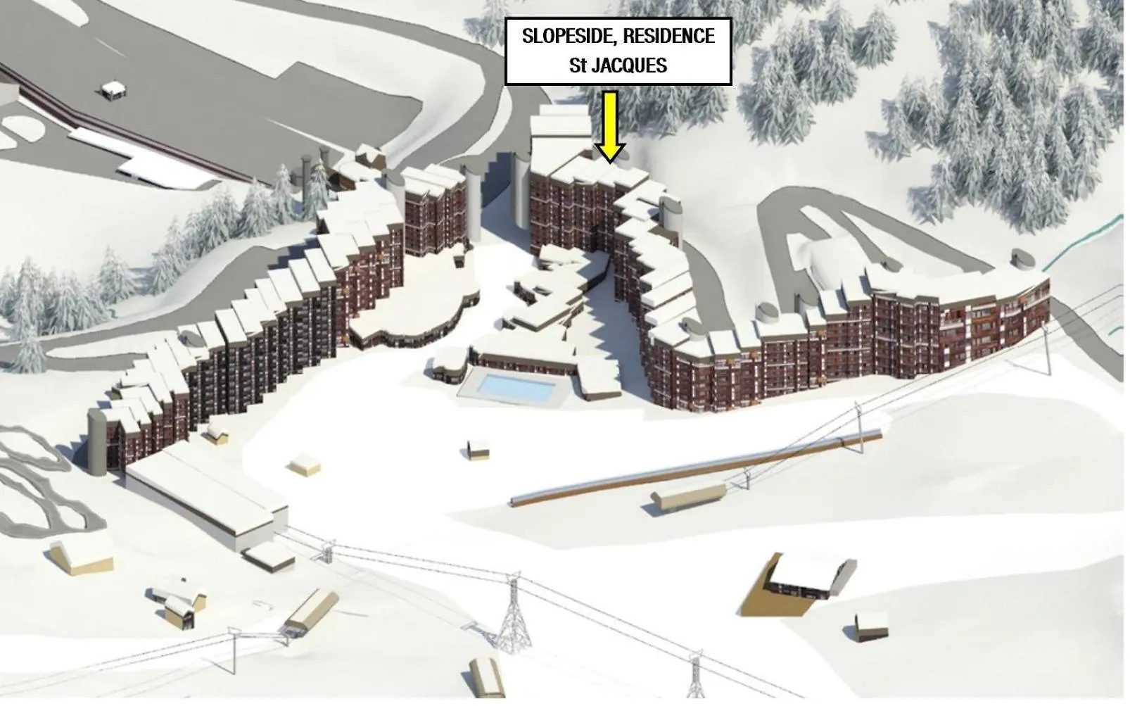 Slopeside La Plagne Bellecote Apartment France
